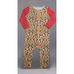 Rags Baby Jumpsuit Disney Minnie And Mickey Mouse Holidwy Christmas HappySize 2T